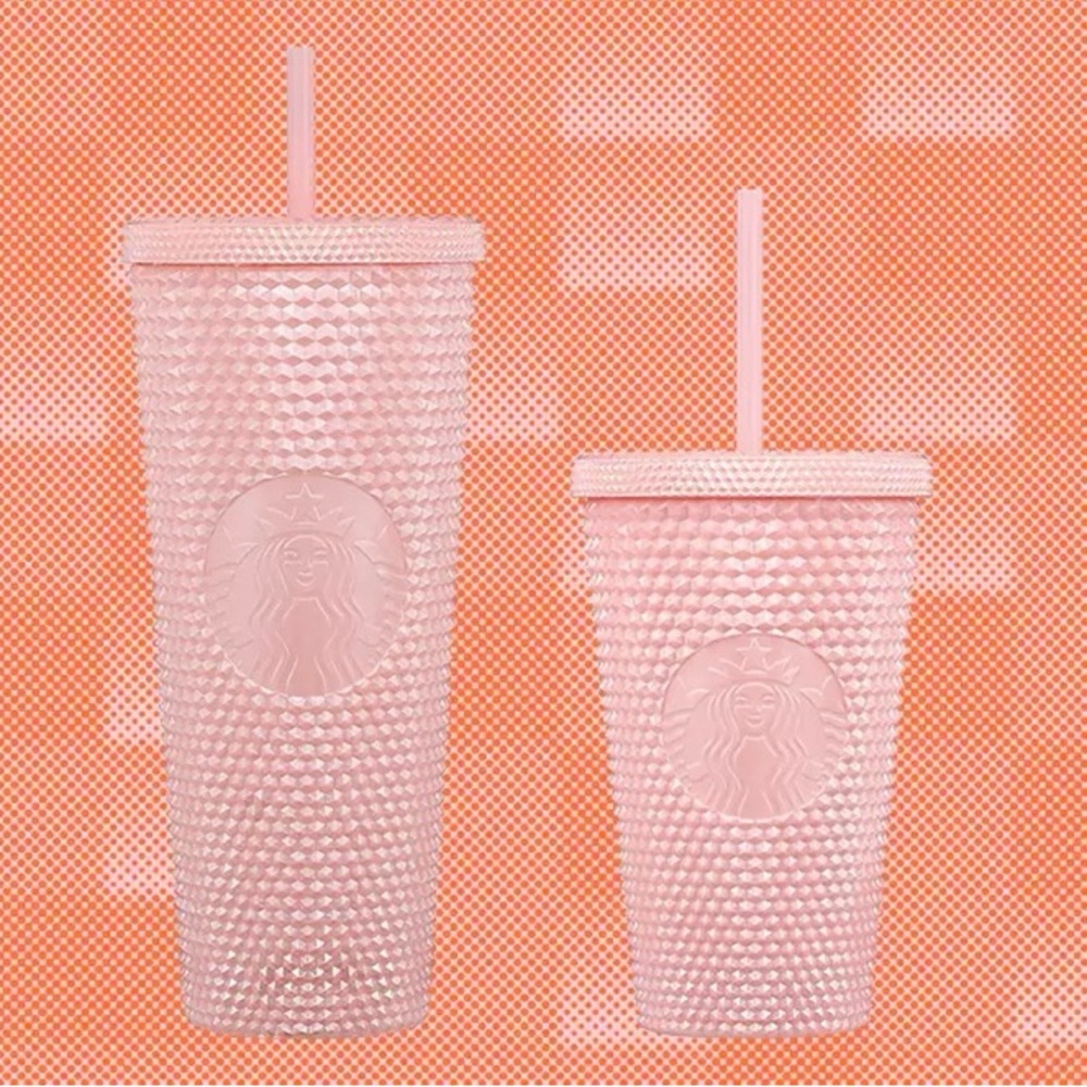 Starbucks x Summer 2024 Venti Peach Bling Cold Cup 🍑